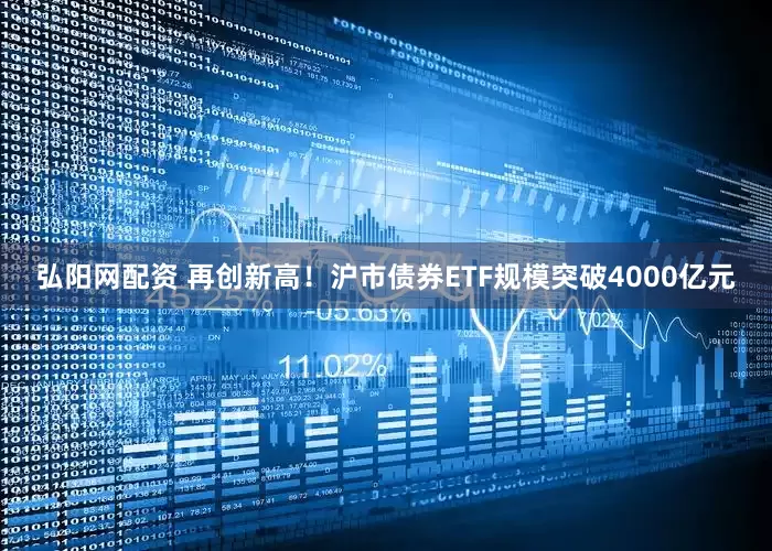 弘阳网配资 再创新高！沪市债券ETF规模突破4000亿元