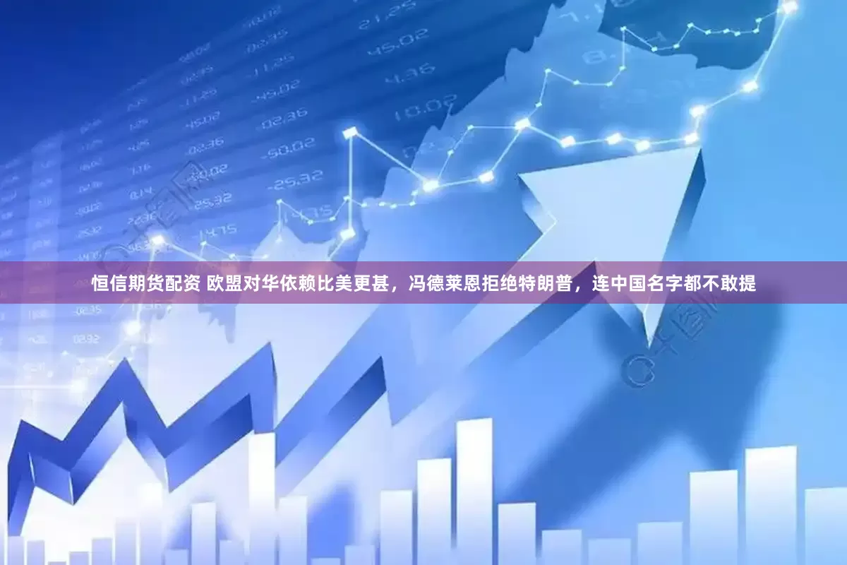 恒信期货配资 欧盟对华依赖比美更甚，冯德莱恩拒绝特朗普，连中国名字都不敢提